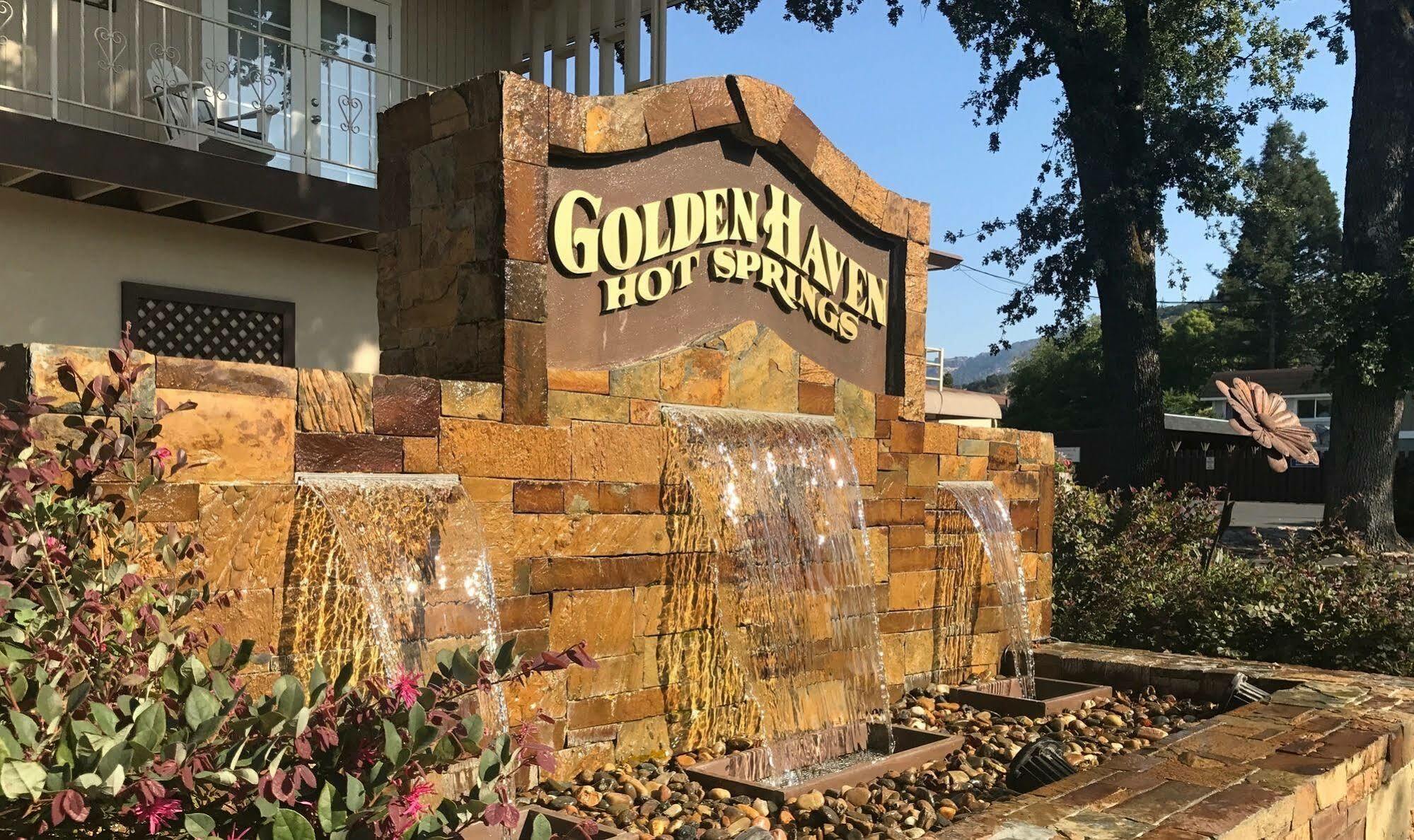 Golden Haven Hot Springs Hotel Calistoga Eksteriør billede